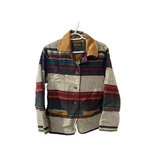 vintage woolrich multicolor jacket